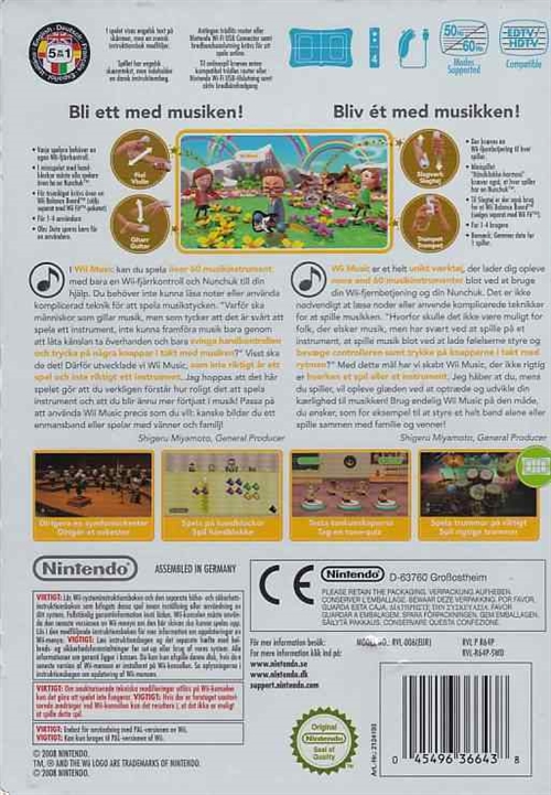 Wii Music - Nintendo Wii (B Grade) (Genbrug)